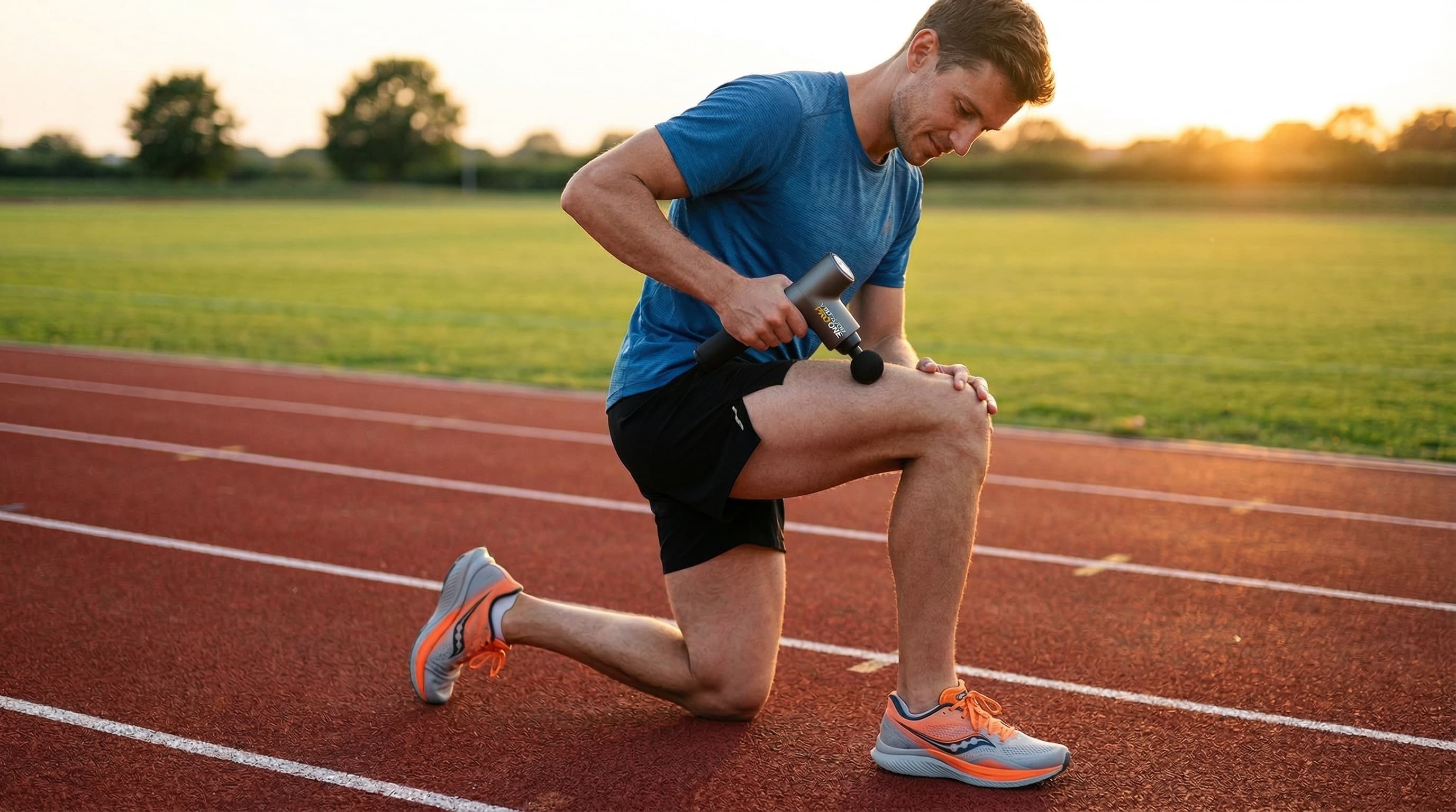 Uso da pistola de massagem Pro One